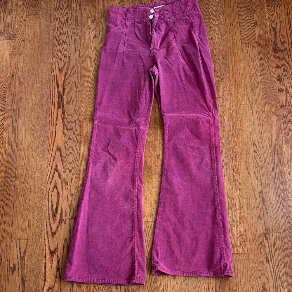 We The Free Magenta Corduroy Pants size 29